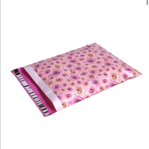 💕10 Pink roses Poly Mailers - 14 x 17 inch - Picture 4 of 4